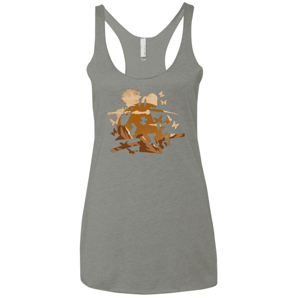 T-Shirts Venetian Grey / X-Small Funky Samurais Women's Triblend Racerback Tank