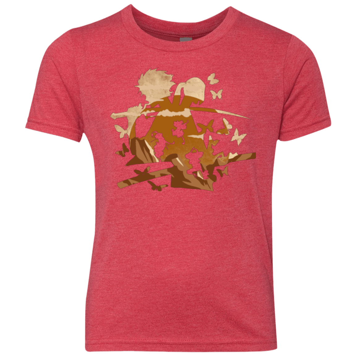 T-Shirts Vintage Red / YXS Funky Samurais Youth Triblend T-Shirt