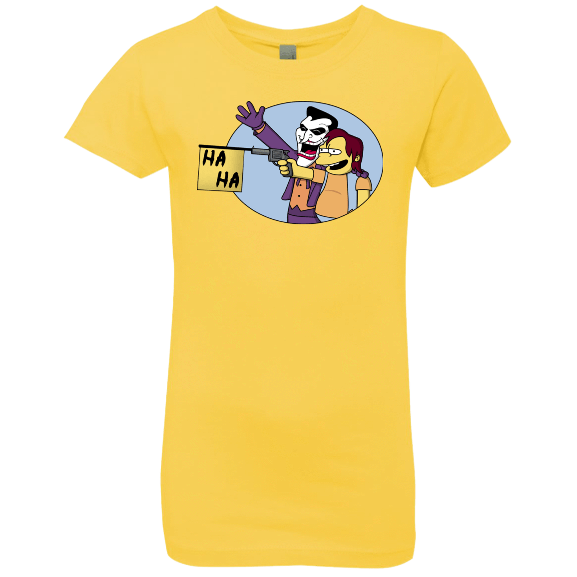 T-Shirts Vibrant Yellow / YXS Funny Gun Girls Premium T-Shirt