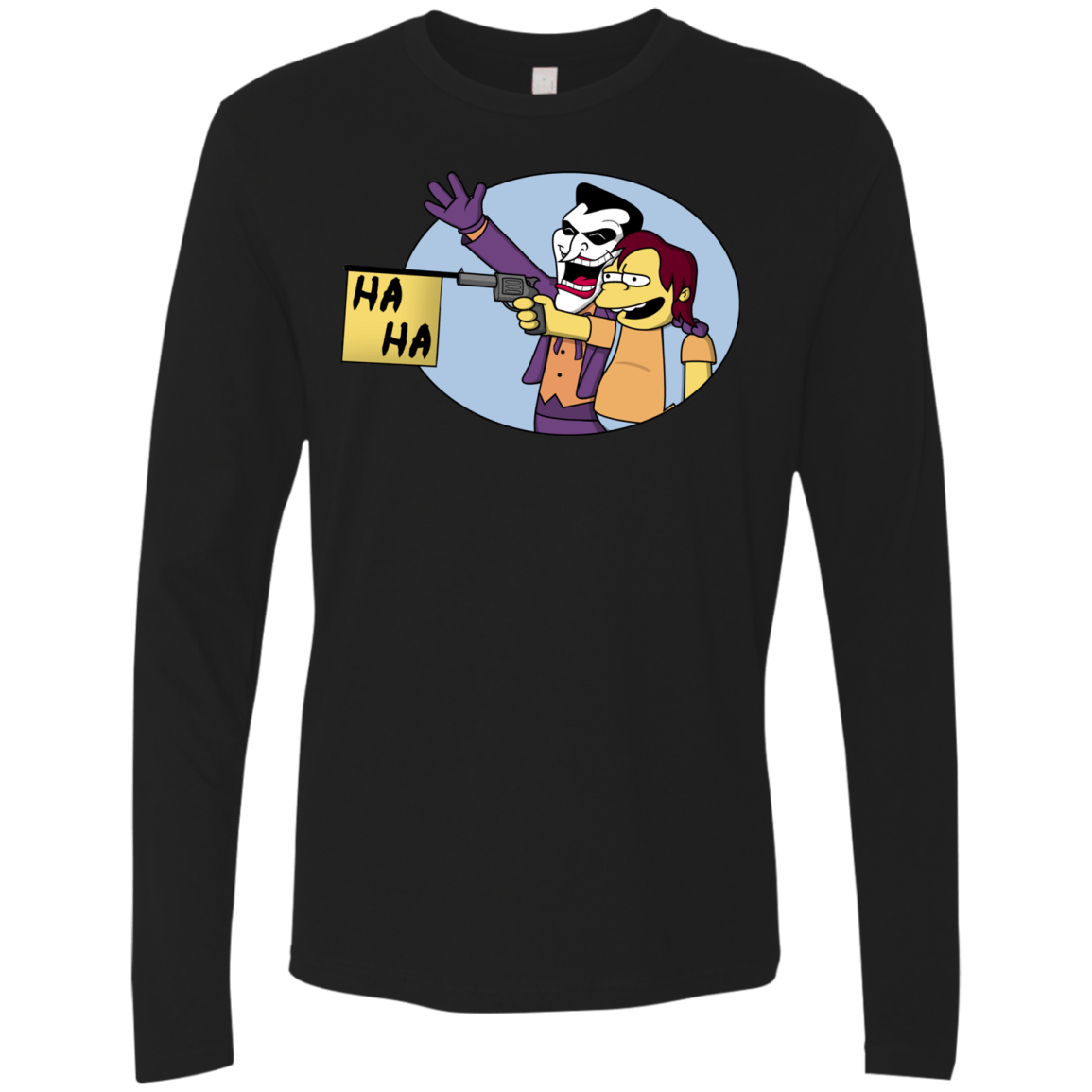 T-Shirts Black / Small Funny Gun Men's Premium Long Sleeve