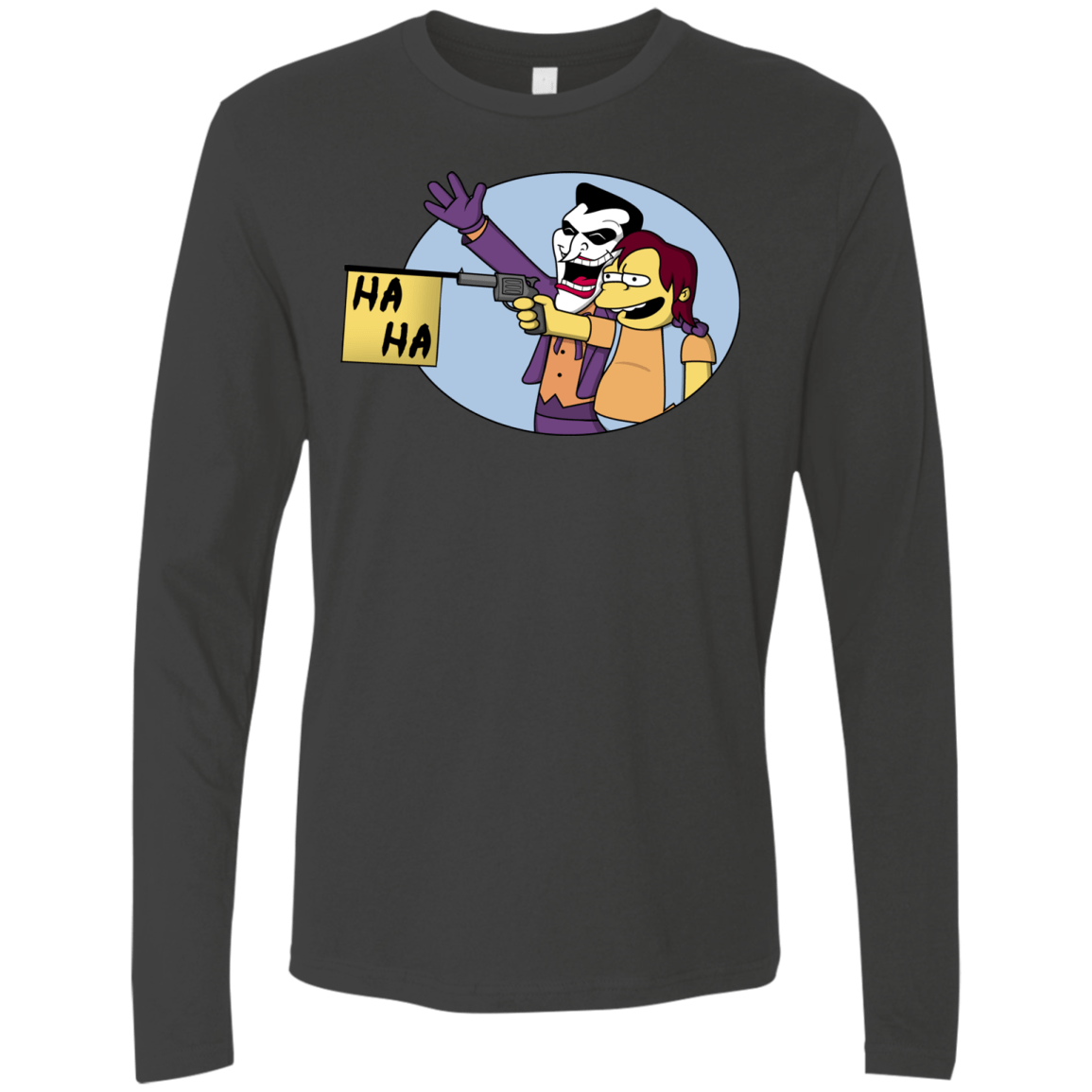 T-Shirts Heavy Metal / Small Funny Gun Men's Premium Long Sleeve