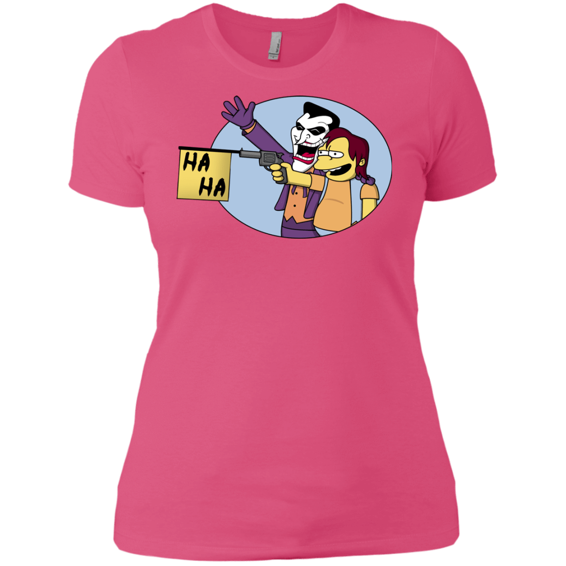 T-Shirts Hot Pink / X-Small Funny Gun Women's Premium T-Shirt