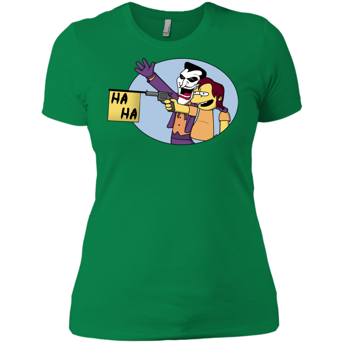 T-Shirts Kelly Green / X-Small Funny Gun Women's Premium T-Shirt