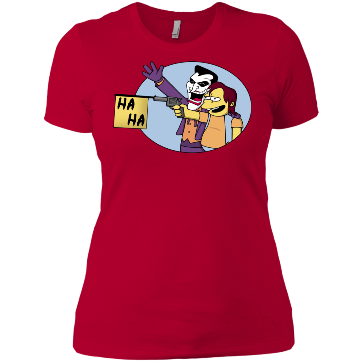 T-Shirts Red / X-Small Funny Gun Women's Premium T-Shirt