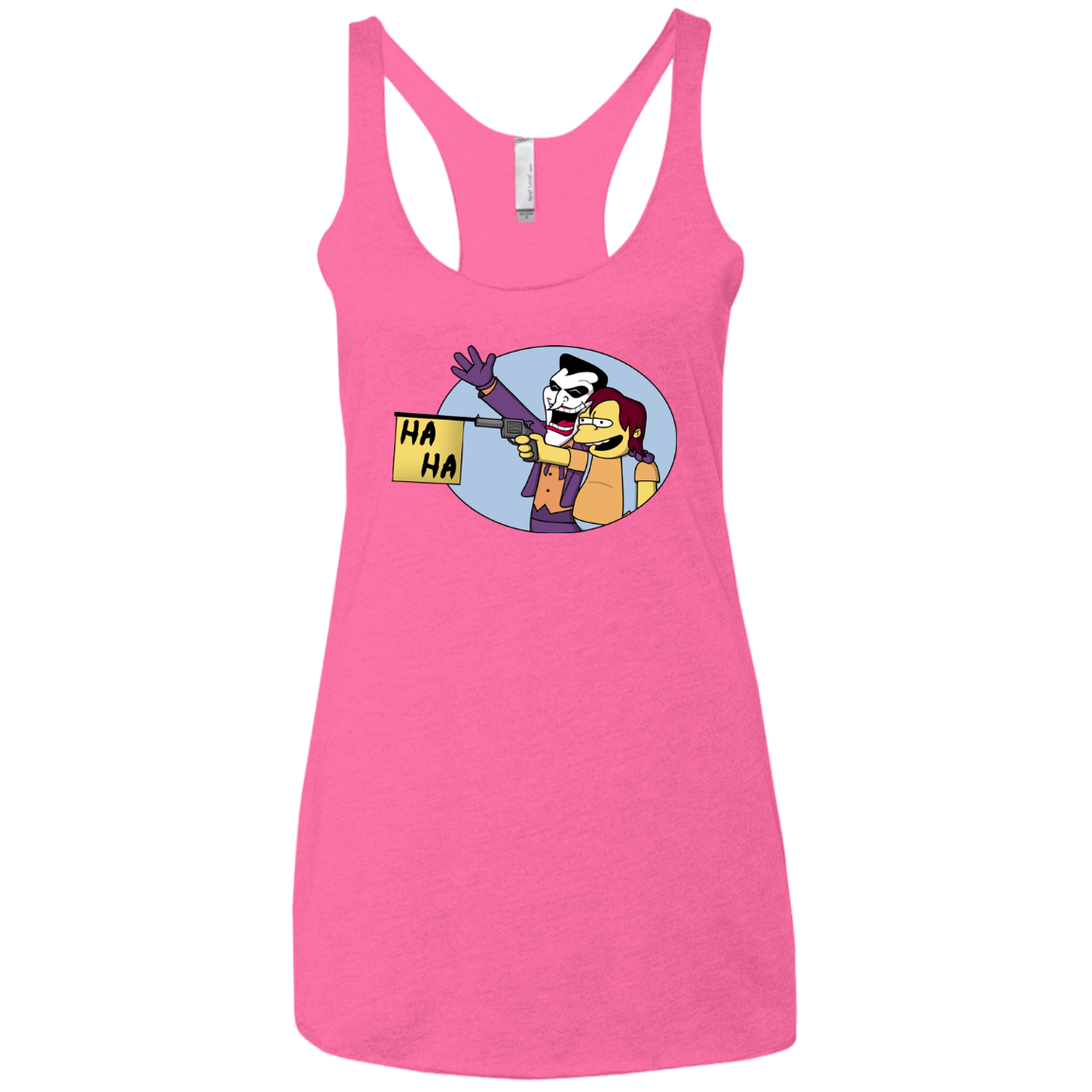 T-Shirts Vintage Pink / X-Small Funny Gun Women's Triblend Racerback Tank