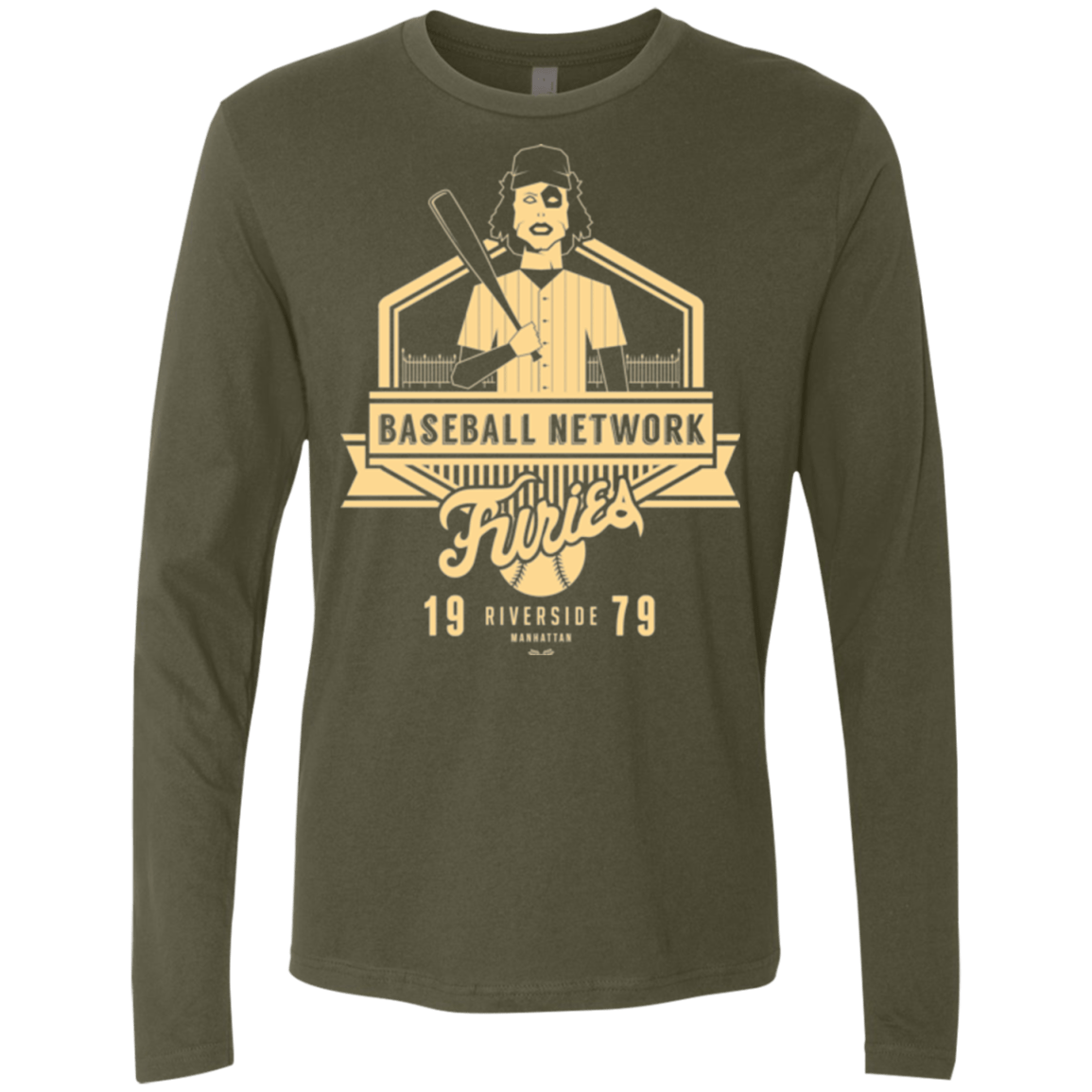 T-Shirts Military Green / Small Furies Men's Premium Long Sleeve