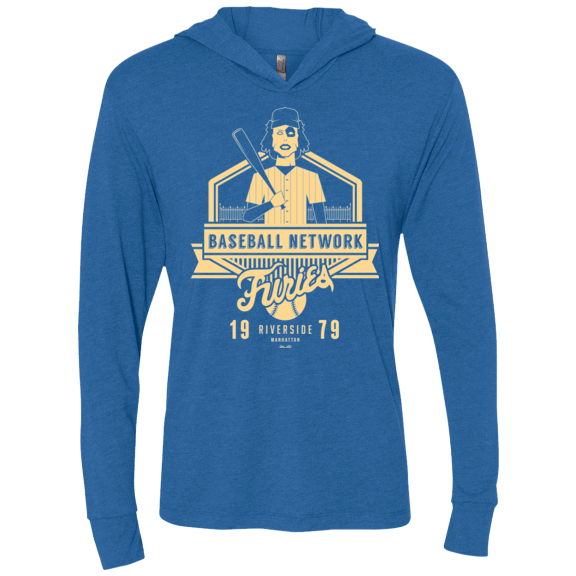 T-Shirts Vintage Royal / X-Small Furies Triblend Long Sleeve Hoodie Tee