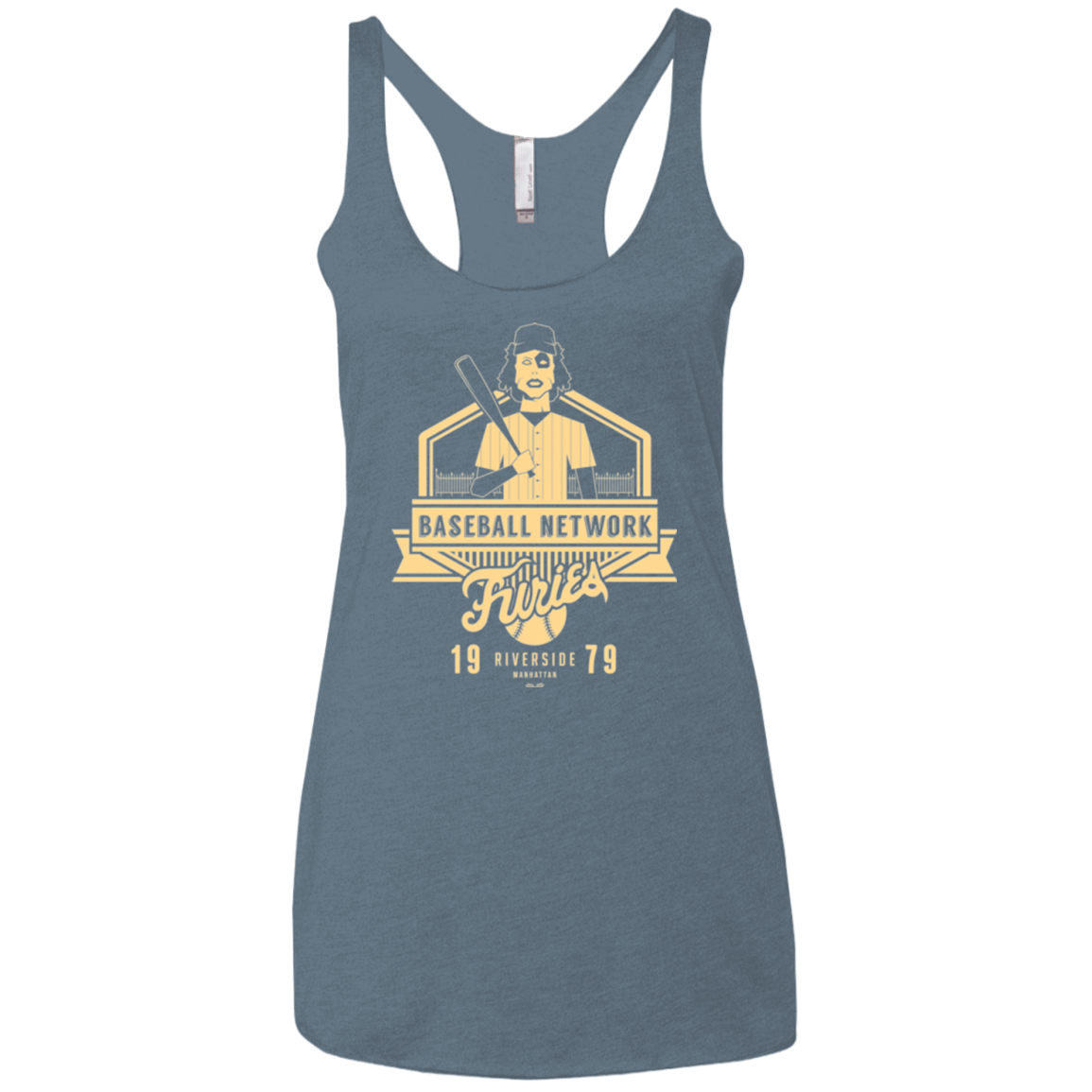 T-Shirts Indigo / X-Small Furies Women's Triblend Racerback Tank