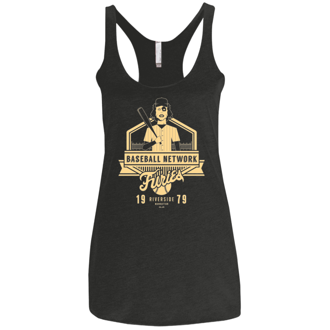 T-Shirts Vintage Black / X-Small Furies Women's Triblend Racerback Tank