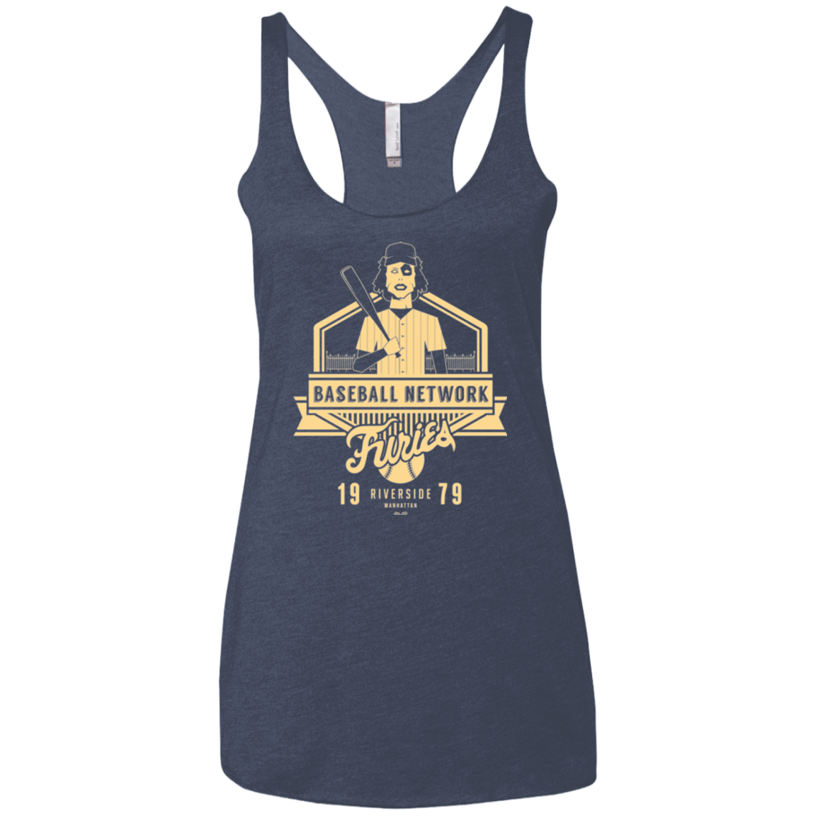 T-Shirts Vintage Navy / X-Small Furies Women's Triblend Racerback Tank