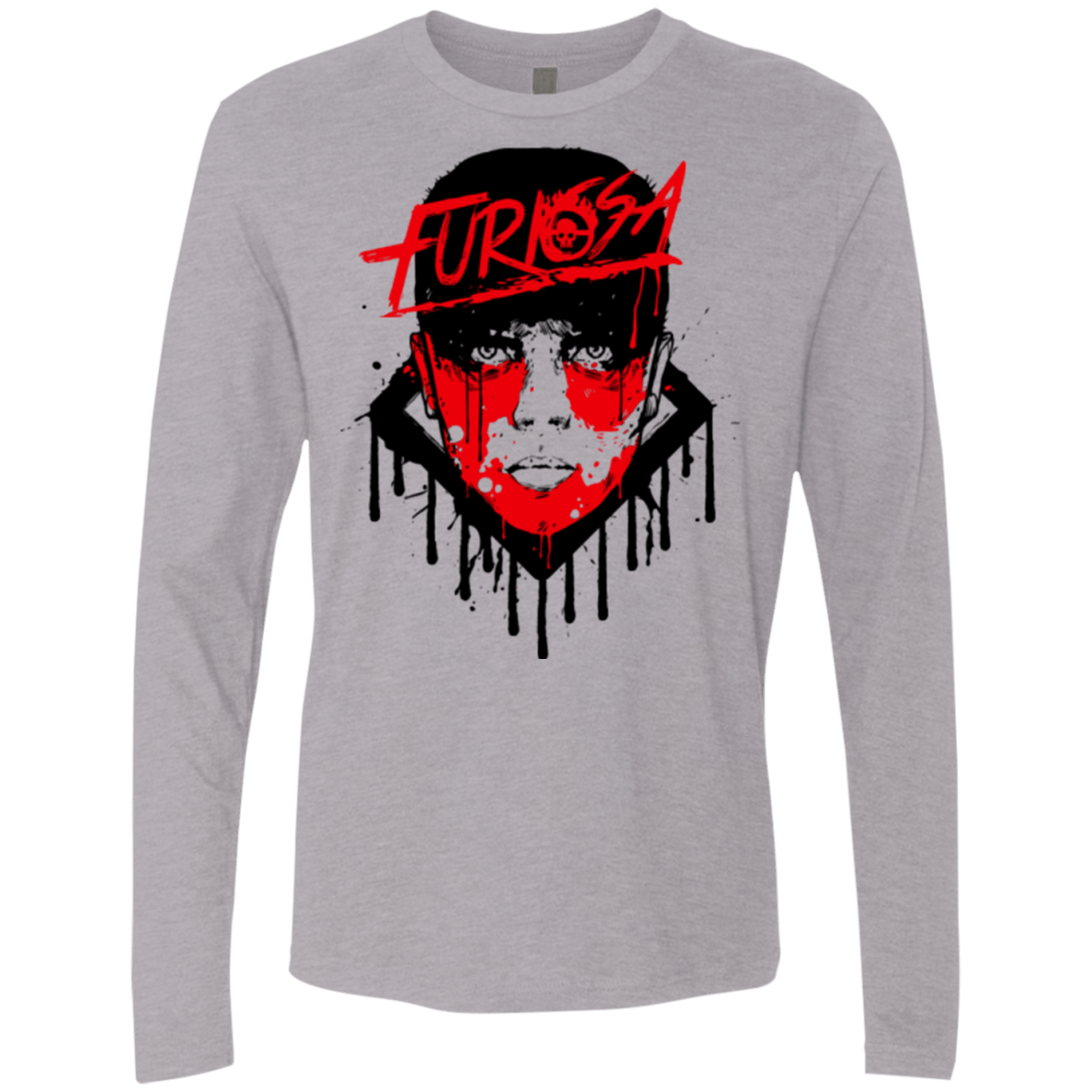 T-Shirts Heather Grey / Small Furiosa Men's Premium Long Sleeve