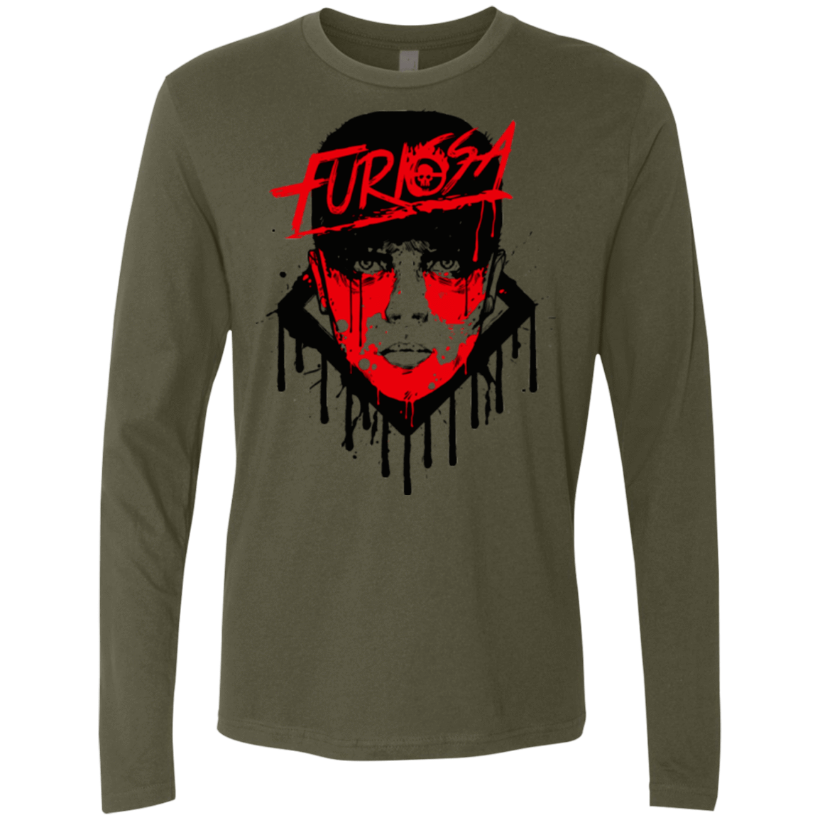 T-Shirts Military Green / Small Furiosa Men's Premium Long Sleeve