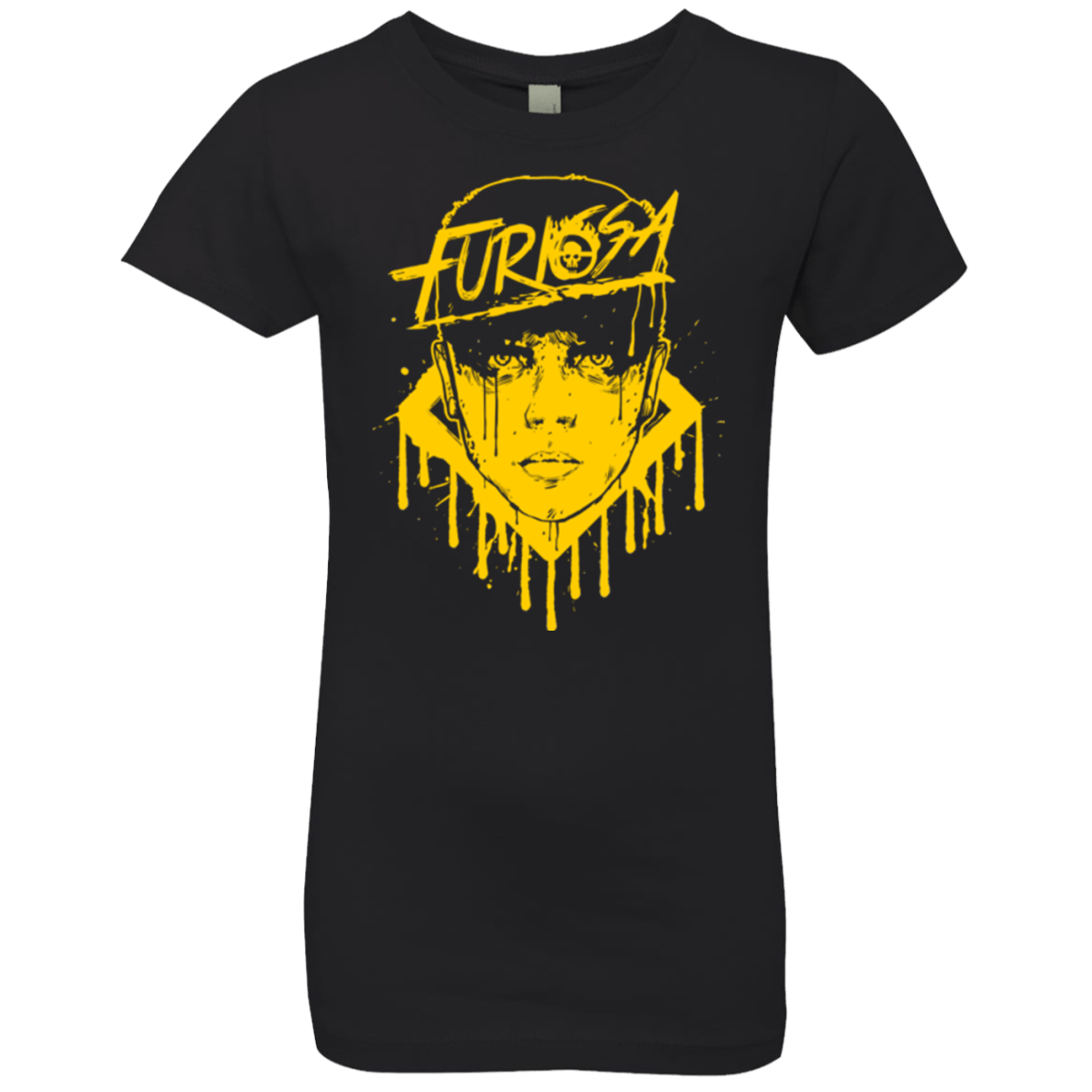 T-Shirts Black / YXS Furiosa Yellow Girls Premium T-Shirt