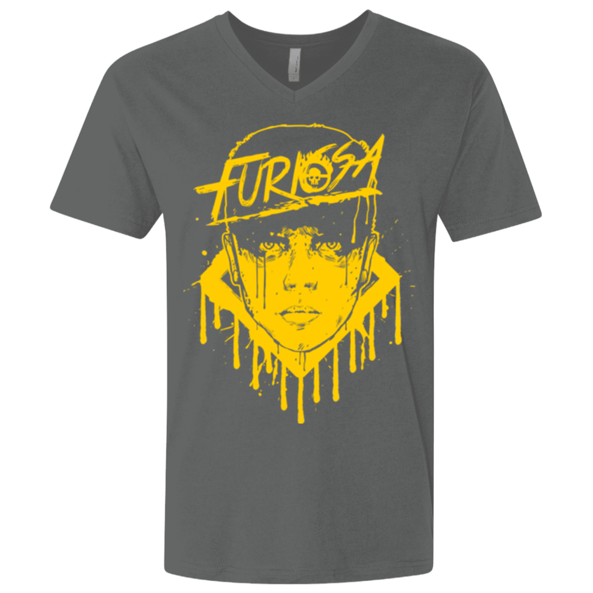 T-Shirts Heavy Metal / X-Small Furiosa Yellow Men's Premium V-Neck