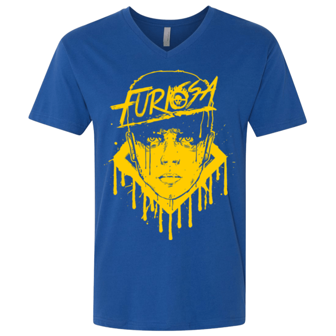 T-Shirts Royal / X-Small Furiosa Yellow Men's Premium V-Neck