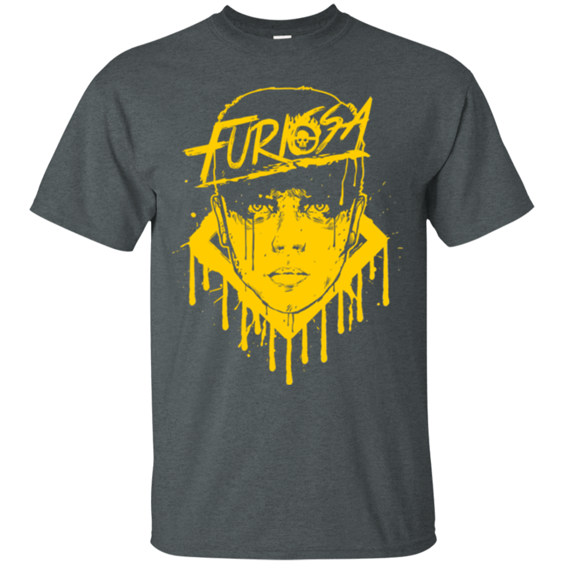 T-Shirts Dark Heather / Small Furiosa Yellow T-Shirt