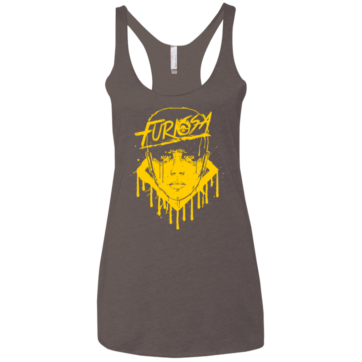 T-Shirts Macchiato / X-Small Furiosa Yellow Women's Triblend Racerback Tank