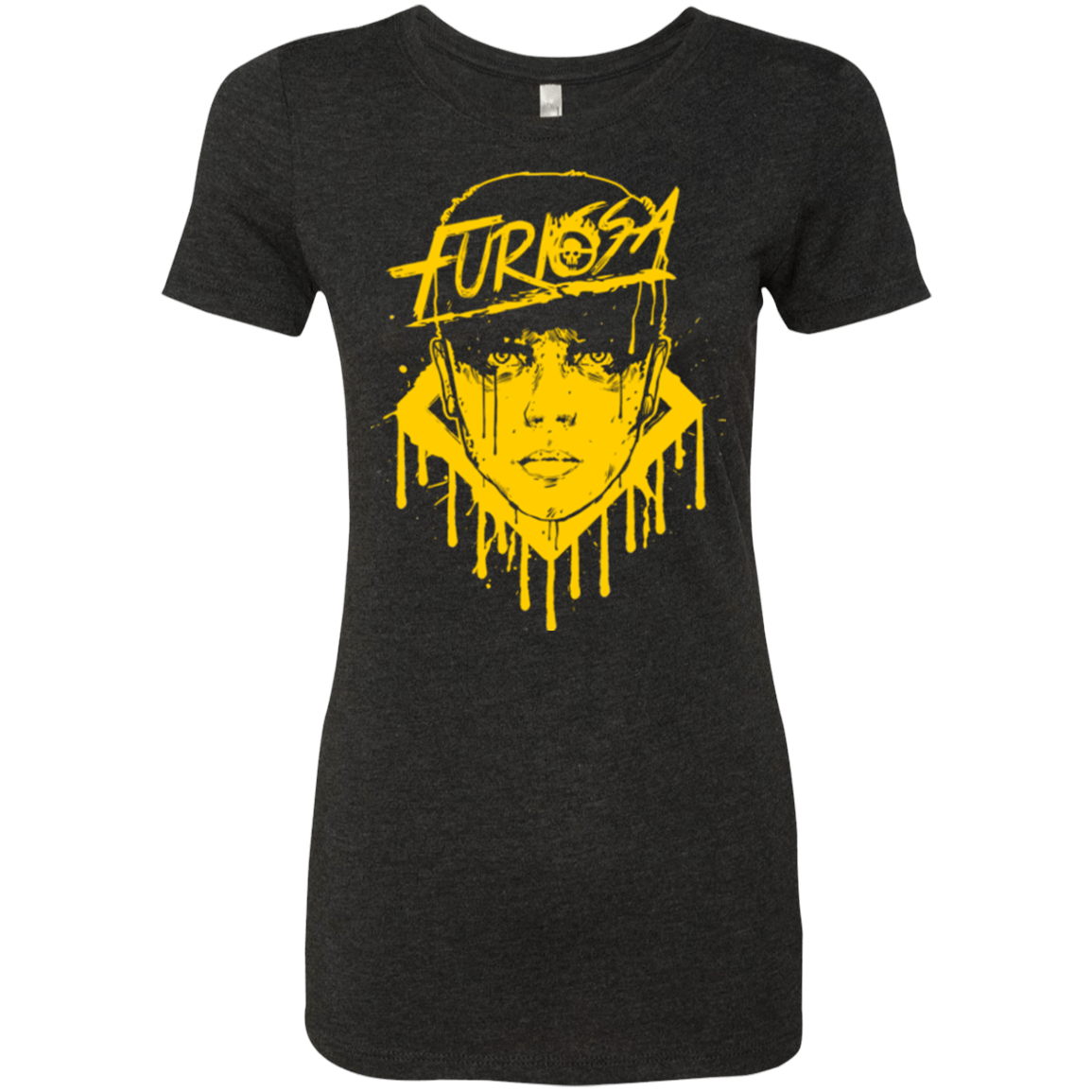 T-Shirts Vintage Black / Small Furiosa Yellow Women's Triblend T-Shirt