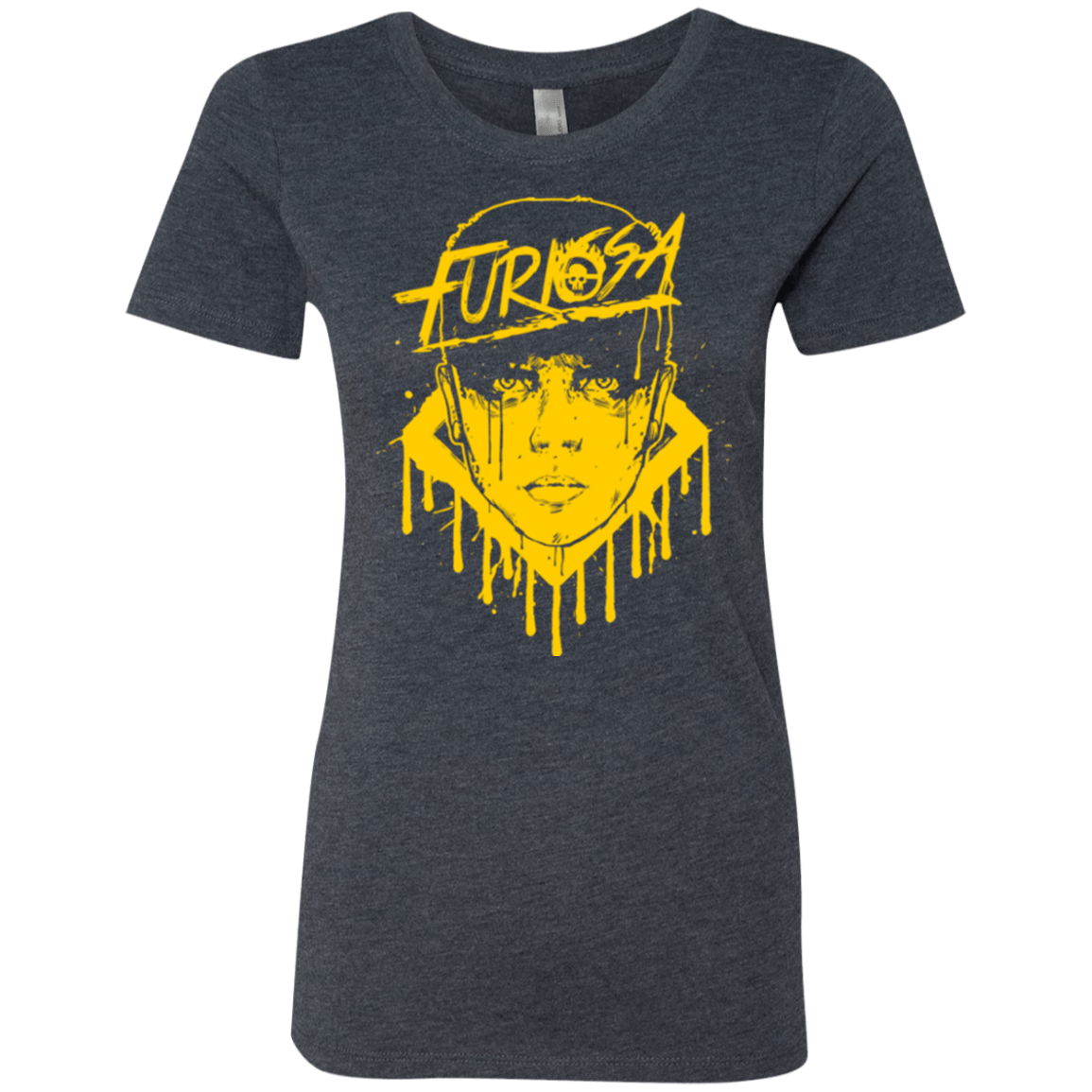 T-Shirts Vintage Navy / Small Furiosa Yellow Women's Triblend T-Shirt