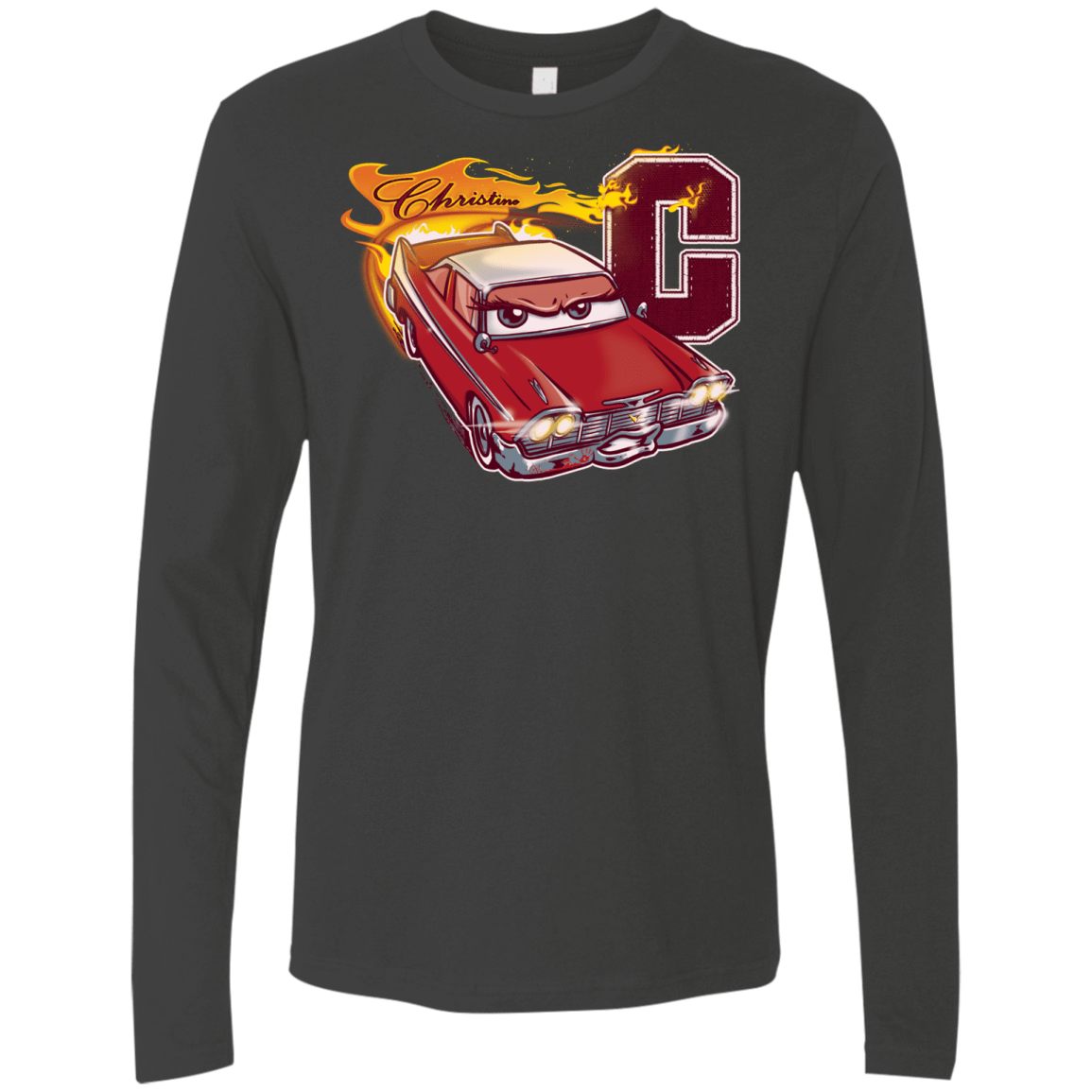 T-Shirts Heavy Metal / Small Fury And Fire Men's Premium Long Sleeve