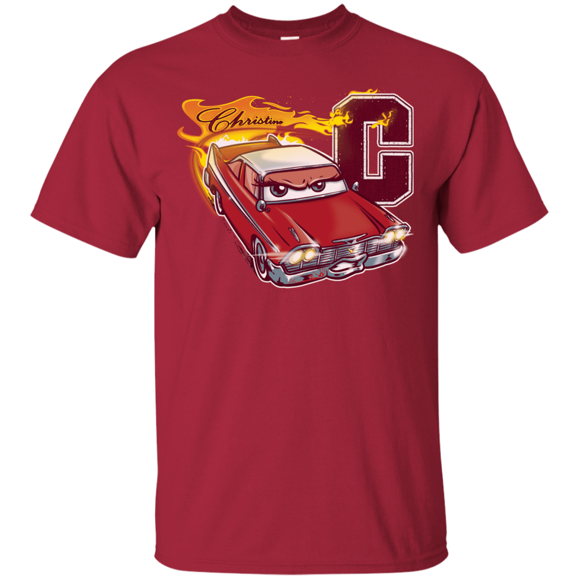 T-Shirts Cardinal / Small Fury And Fire T-Shirt