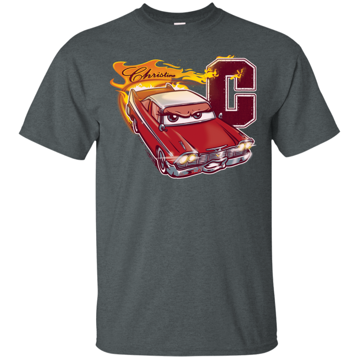 T-Shirts Dark Heather / Small Fury And Fire T-Shirt