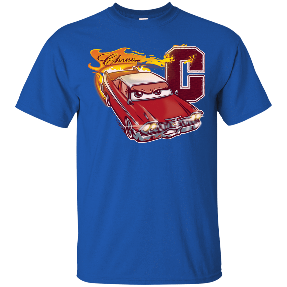 T-Shirts Royal / Small Fury And Fire T-Shirt