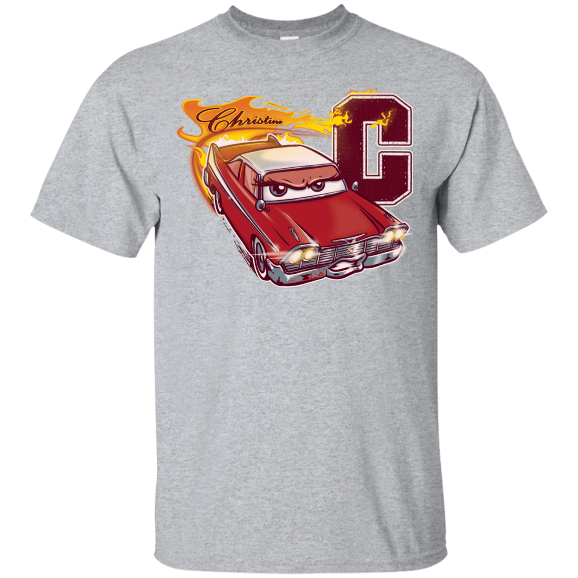 T-Shirts Sport Grey / Small Fury And Fire T-Shirt