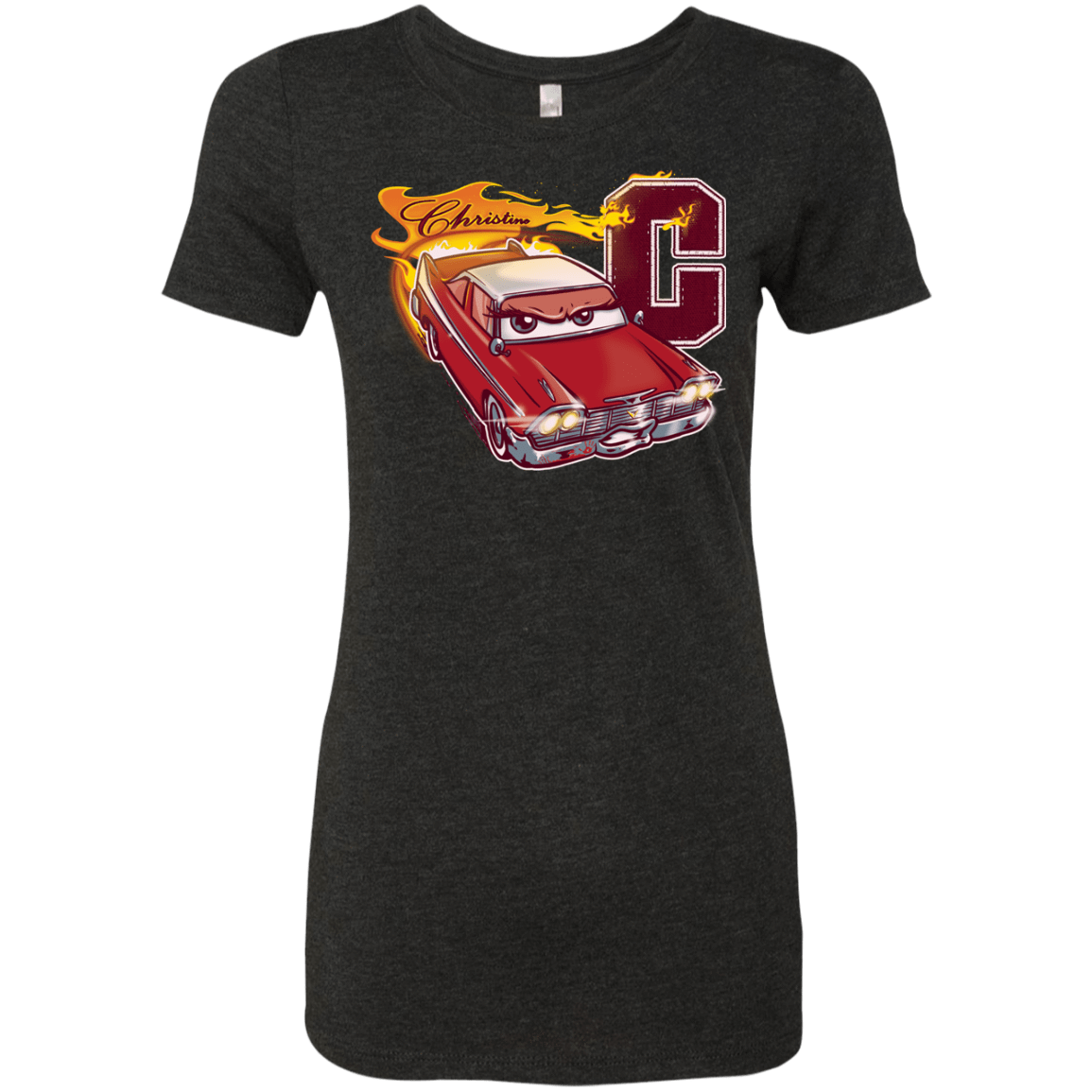 T-Shirts Vintage Black / Small Fury And Fire Women's Triblend T-Shirt