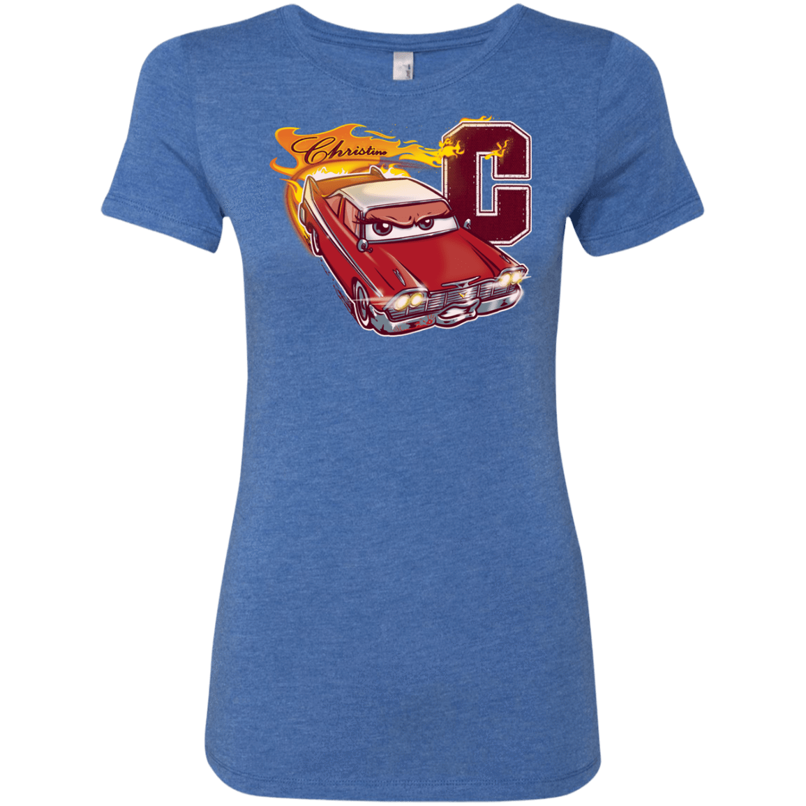 T-Shirts Vintage Royal / Small Fury And Fire Women's Triblend T-Shirt