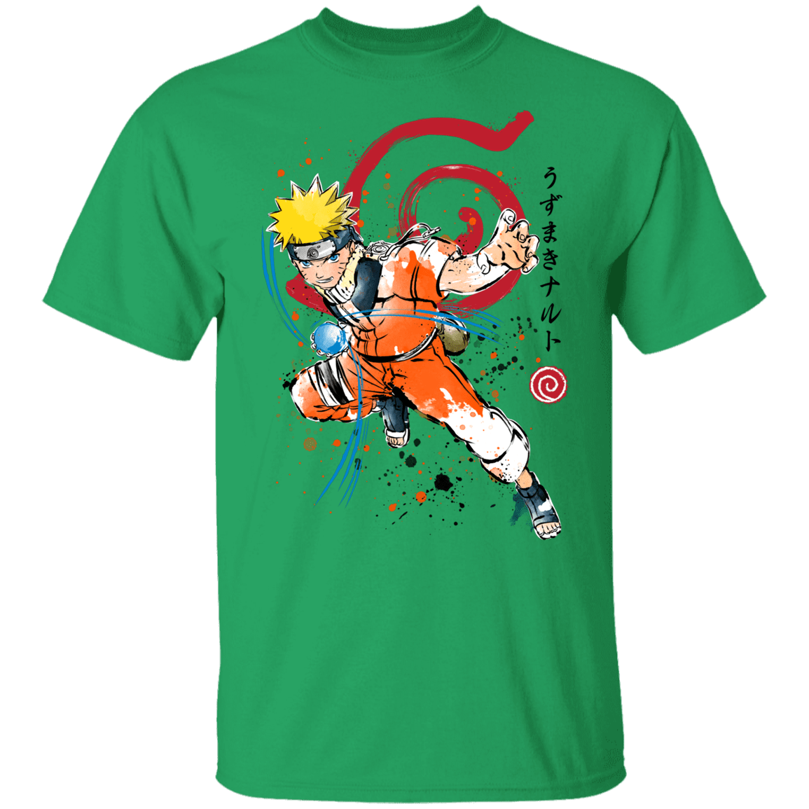 T-Shirts Irish Green / YXS Fury of the Rasengan Youth T-Shirt