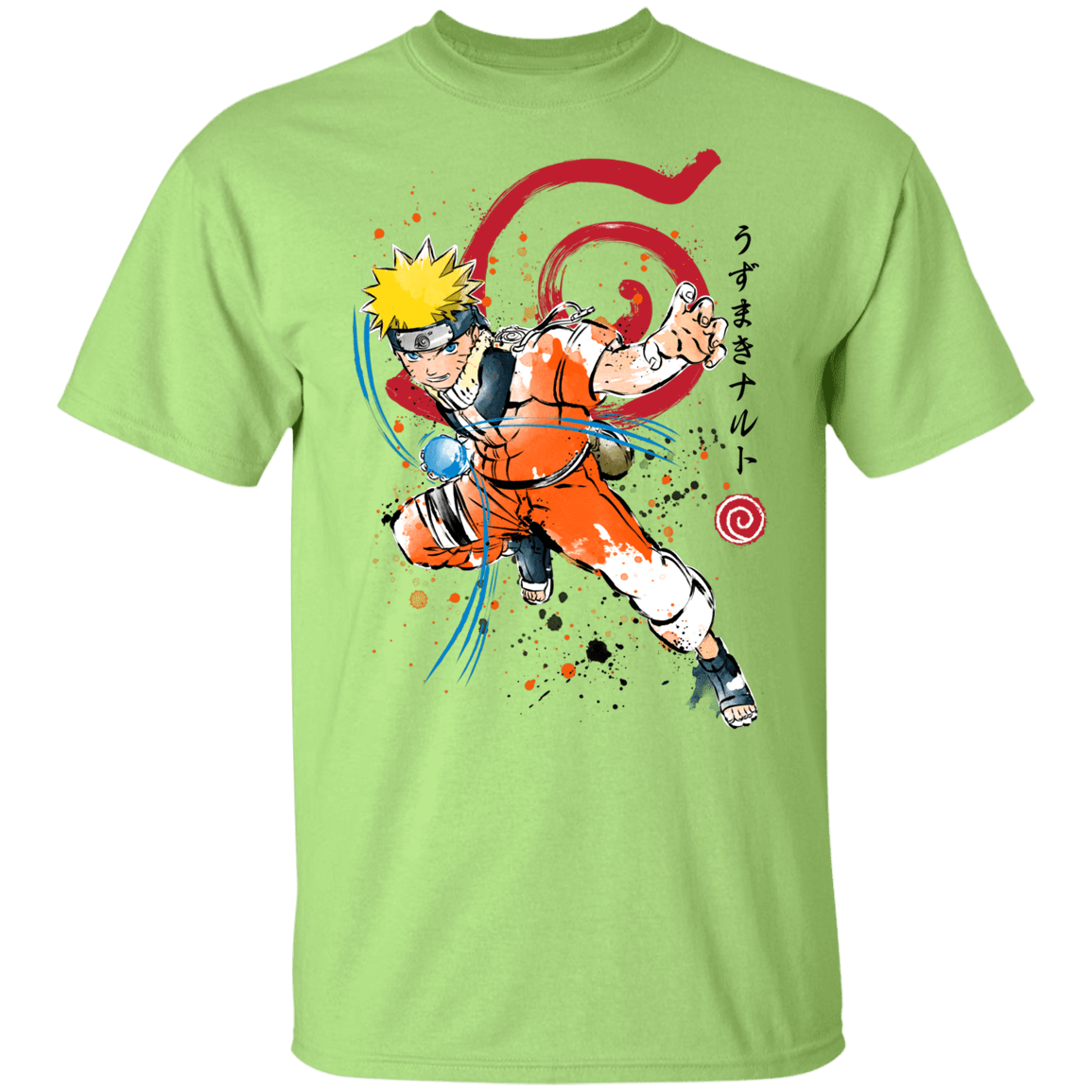 T-Shirts Mint Green / YXS Fury of the Rasengan Youth T-Shirt