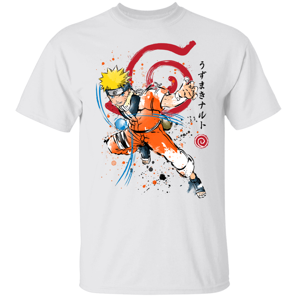 T-Shirts White / YXS Fury of the Rasengan Youth T-Shirt