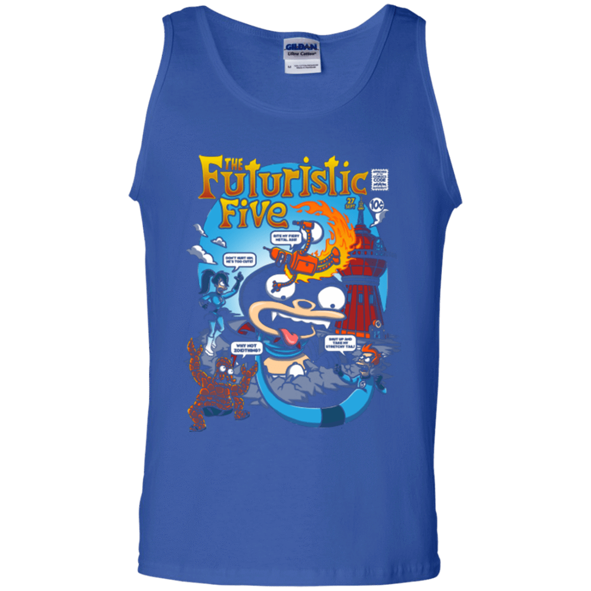 T-Shirts Royal / S Futurama Fantastic 4 Men's Tank Top