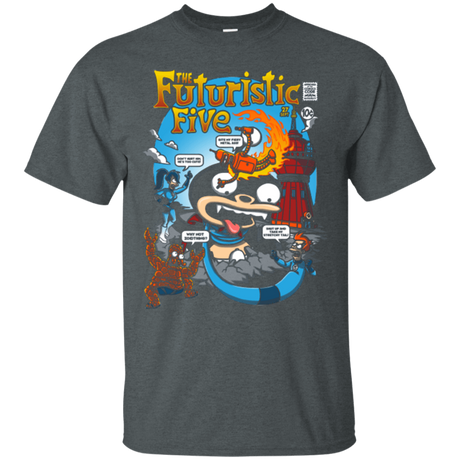 T-Shirts Dark Heather / S Futurama Fantastic 4 T-Shirt