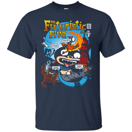 T-Shirts Navy / S Futurama Fantastic 4 T-Shirt