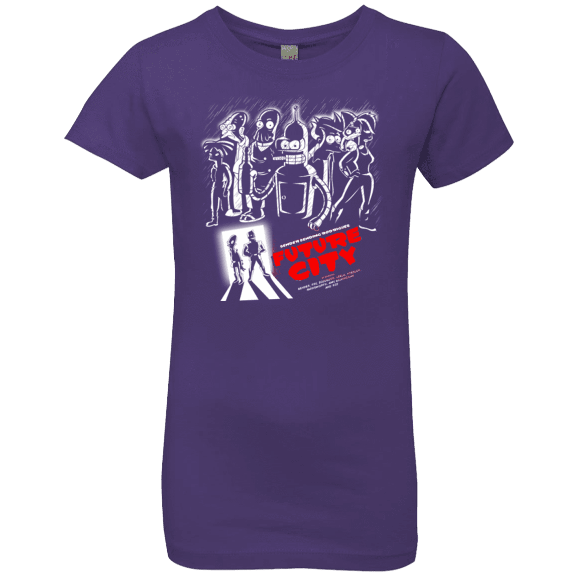 T-Shirts Purple Rush / YXS Future City Girls Premium T-Shirt