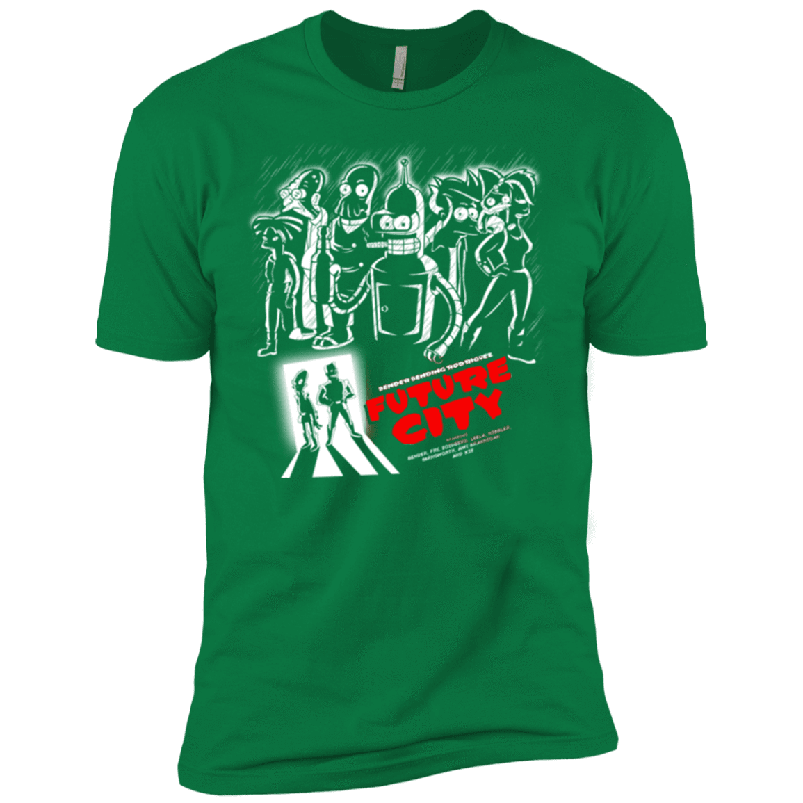 T-Shirts Kelly Green / X-Small Future City Men's Premium T-Shirt