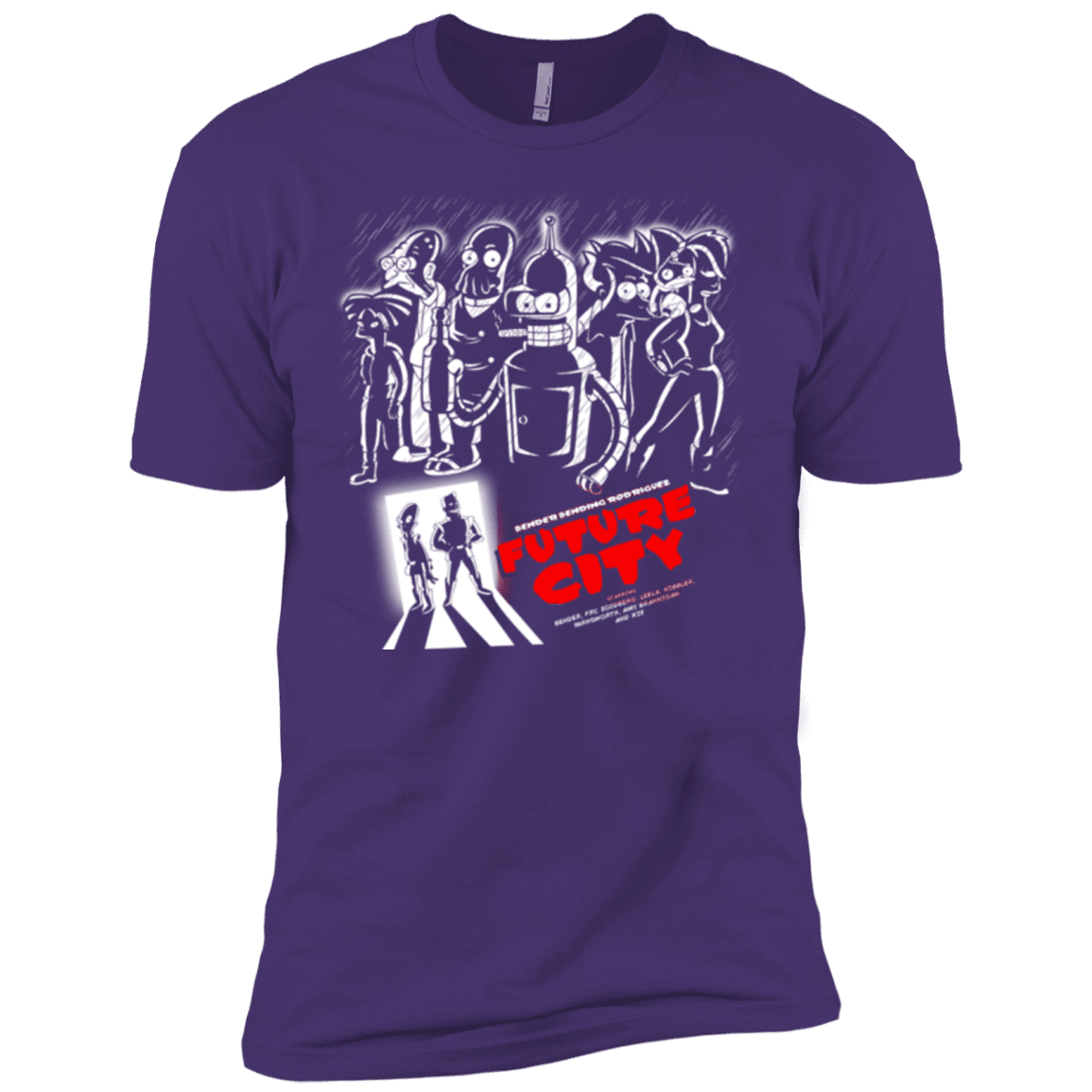 T-Shirts Purple / X-Small Future City Men's Premium T-Shirt