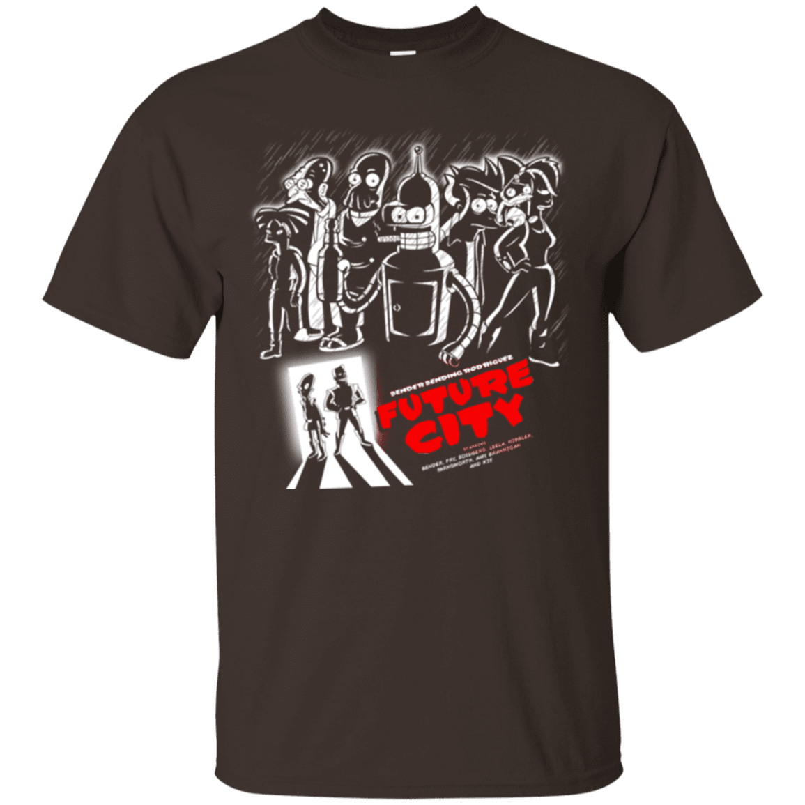 T-Shirts Dark Chocolate / Small Future City T-Shirt