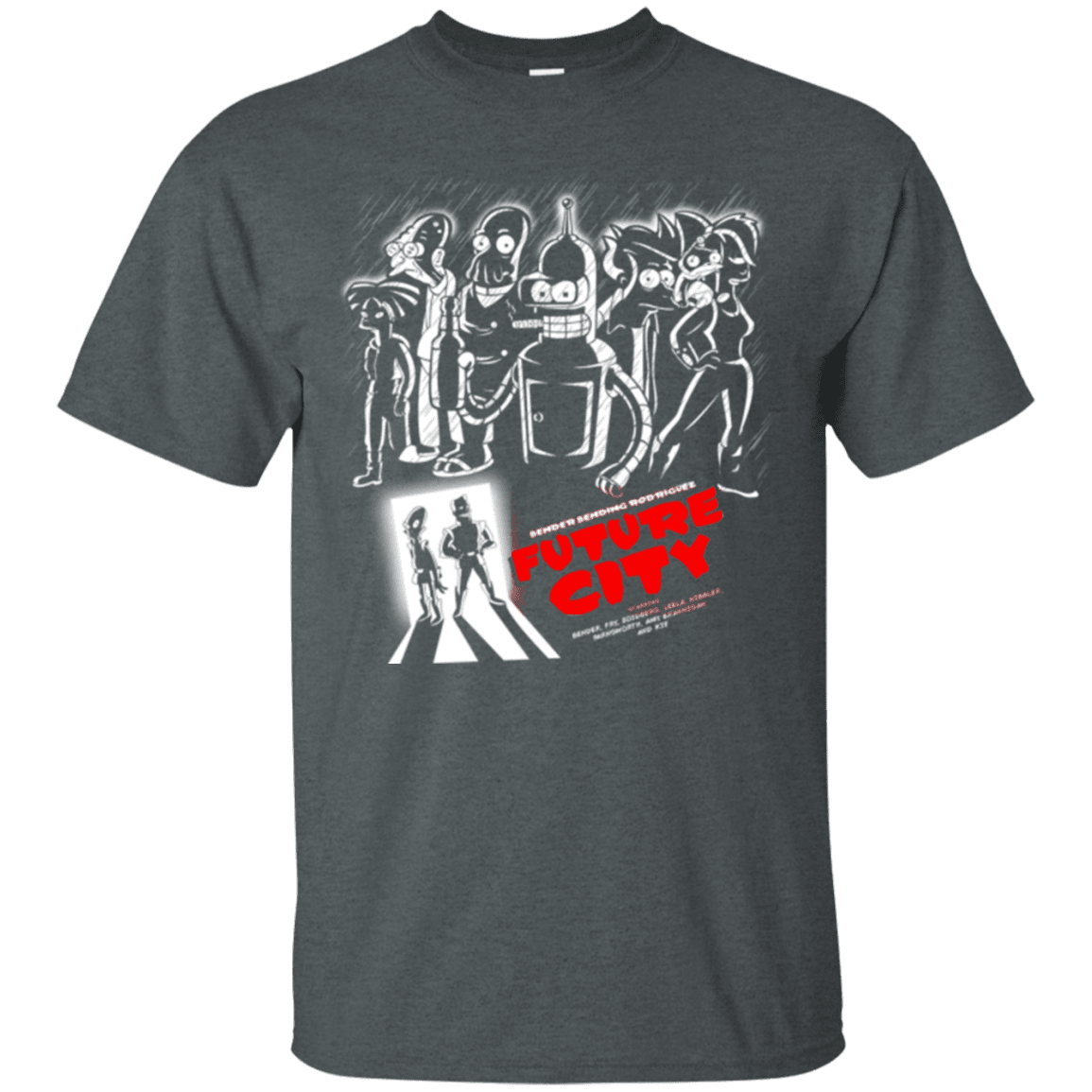 T-Shirts Dark Heather / Small Future City T-Shirt