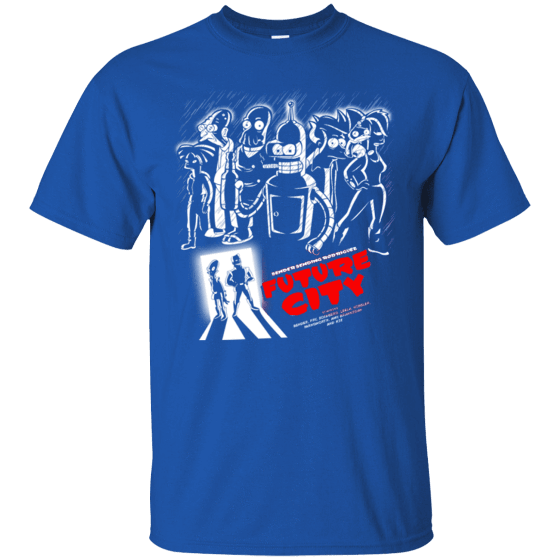 T-Shirts Royal / Small Future City T-Shirt
