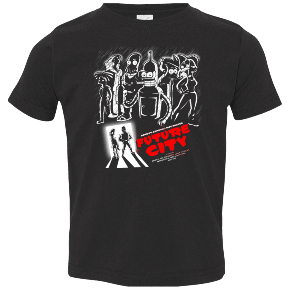 T-Shirts Black / 2T Future City Toddler Premium T-Shirt