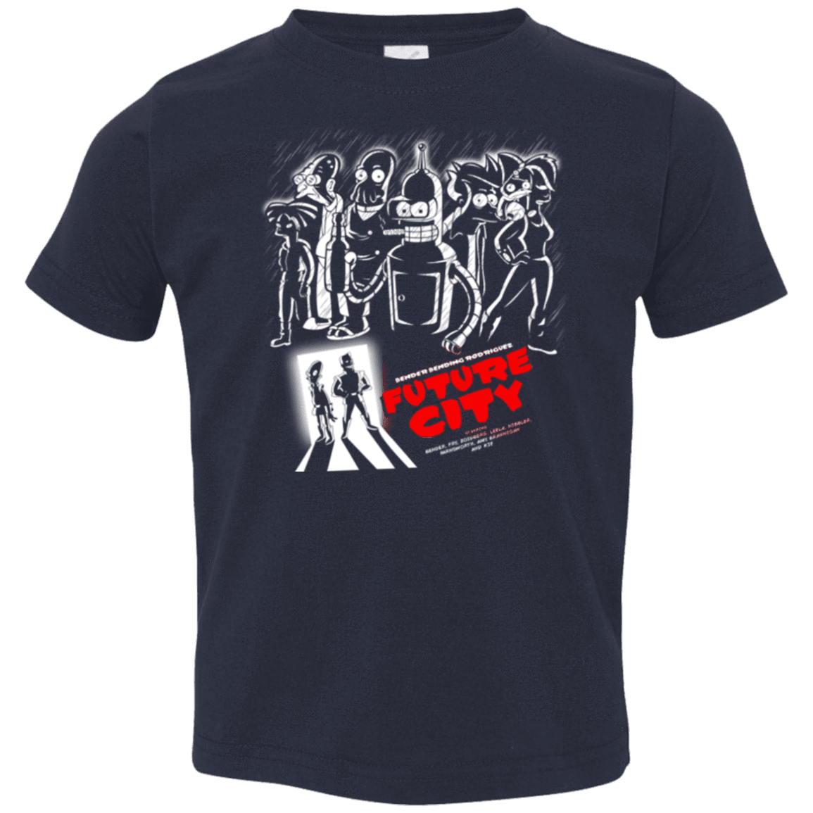 T-Shirts Navy / 2T Future City Toddler Premium T-Shirt