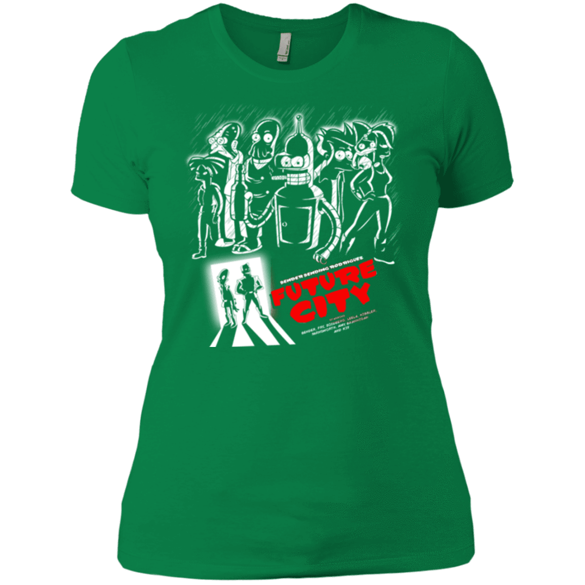 T-Shirts Kelly Green / X-Small Future City Women's Premium T-Shirt