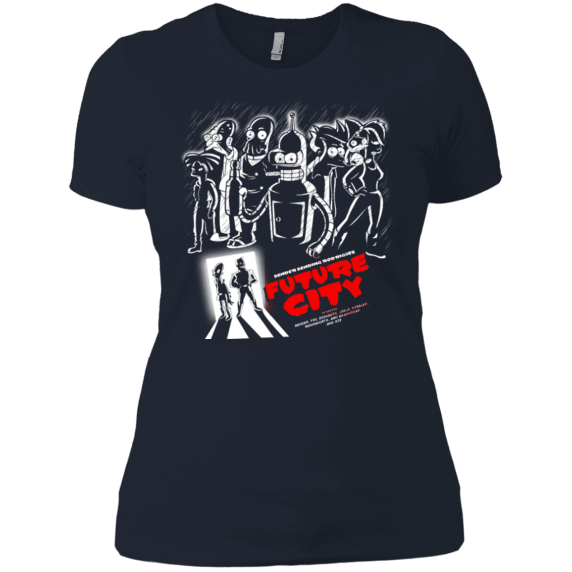 T-Shirts Midnight Navy / X-Small Future City Women's Premium T-Shirt