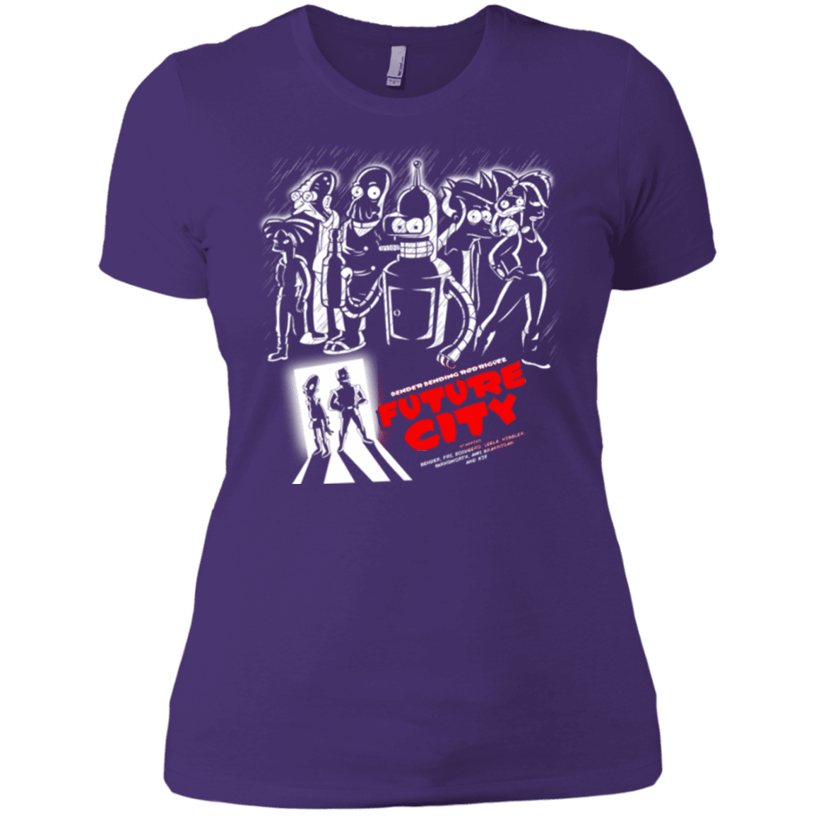 T-Shirts Purple / X-Small Future City Women's Premium T-Shirt