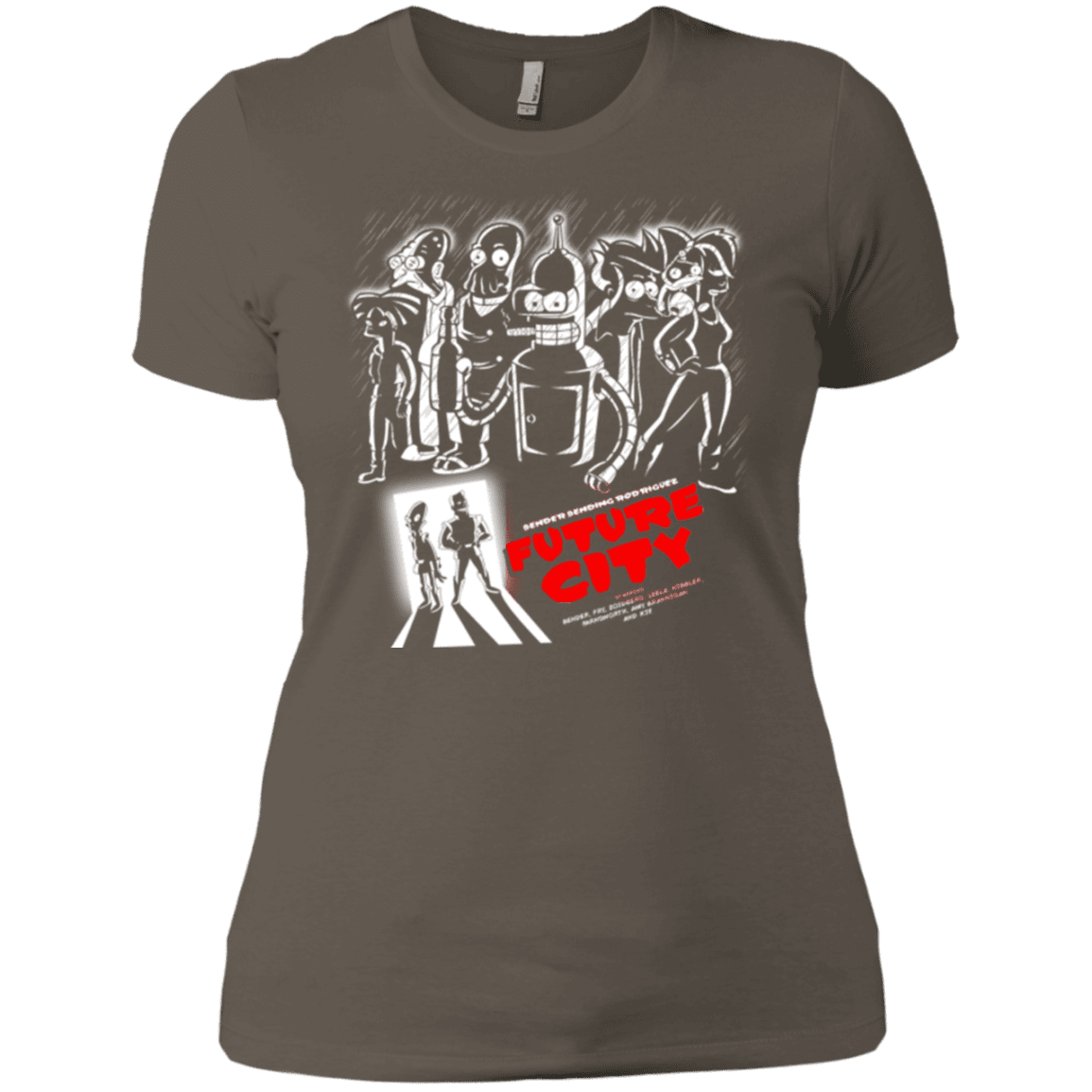 T-Shirts Warm Grey / X-Small Future City Women's Premium T-Shirt