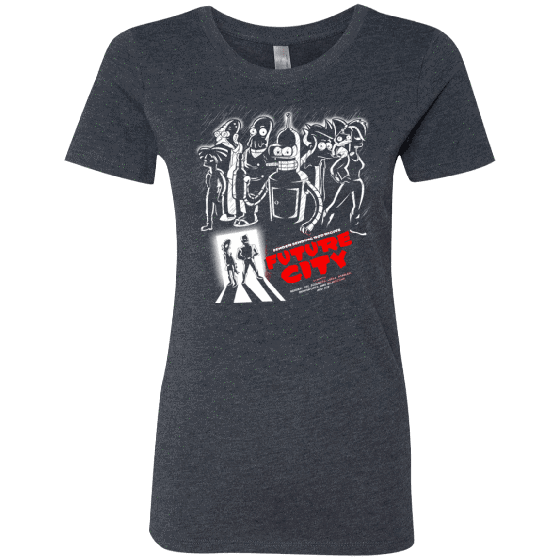 T-Shirts Vintage Navy / Small Future City Women's Triblend T-Shirt