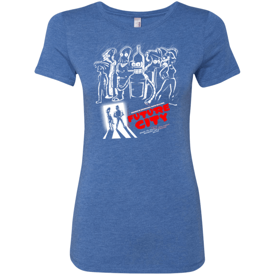 T-Shirts Vintage Royal / Small Future City Women's Triblend T-Shirt